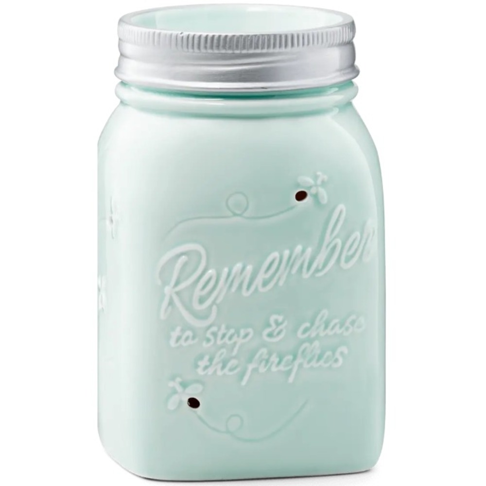 Scentsy Retired Chasing Fireflies Wax Warmer Mason Jar Premium Full Size 25W